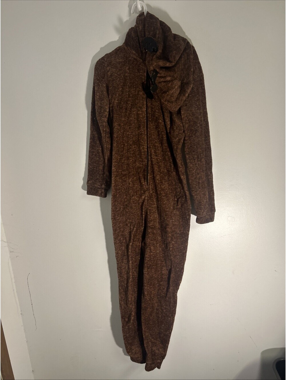 Essentials Hooded One Piece PJ Reindeer! Size M Pajamas Women’s NWT